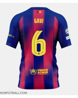 Billige Fotballdrakt Barcelona Paez Gavi #6 Replika Hjemmedrakt 2025-26 Kortermet Billige Fotballdrakt Barcelona Paez Gavi #6 Replika Hjemmedrakt 2025-26 Kortermet